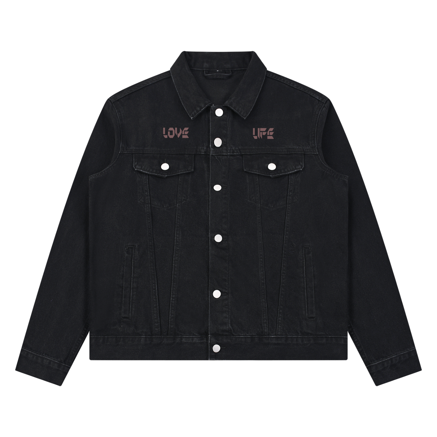Unisex Vintage Wash Denim Jacket