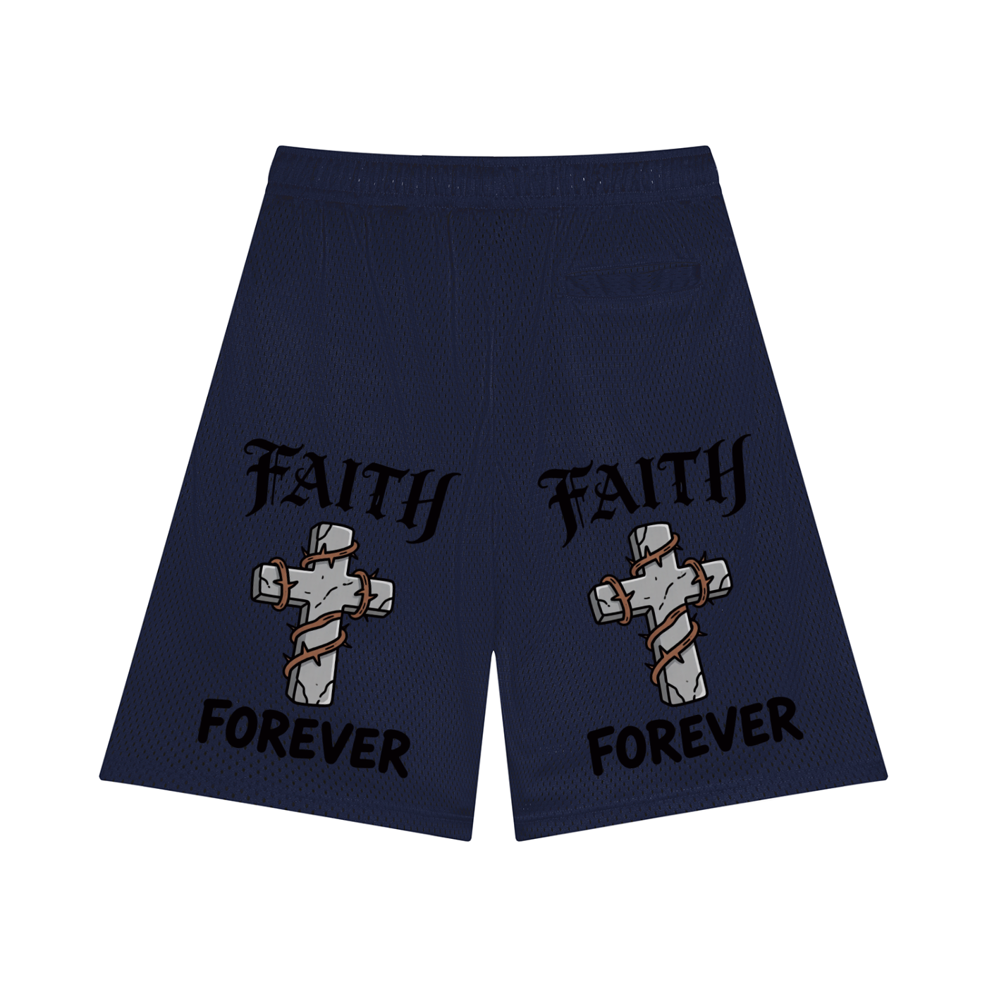 Holy Mother Unisex Mesh Basketball Shorts
