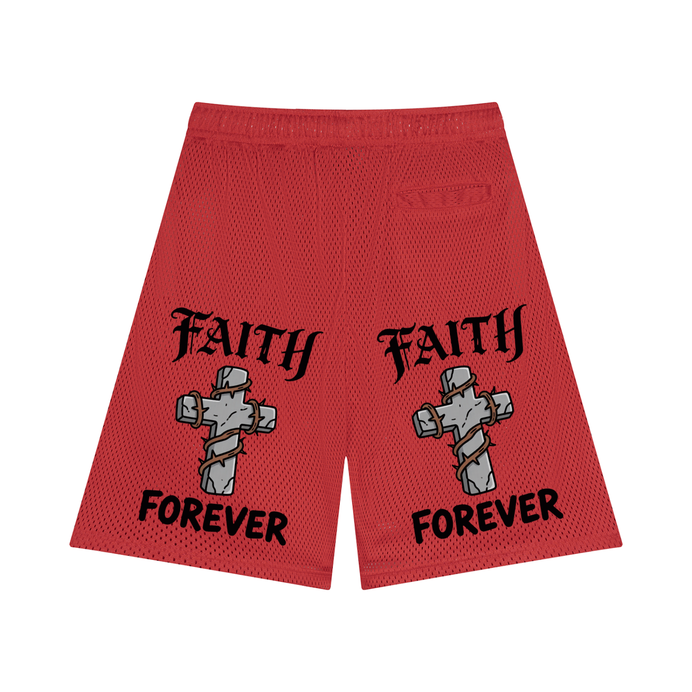 Holy Mother Unisex Mesh Basketball Shorts