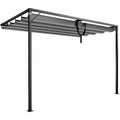 GartistGO 2*3m Lean To Pergola with Retractable Roof