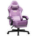 GTPLAYER Gaming Chair with Footrest and Lumbar Support