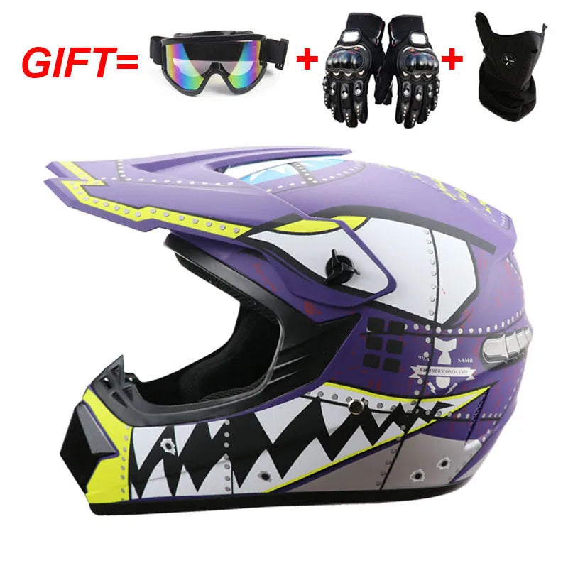 Motorcycle kids full Helmet Motocross
