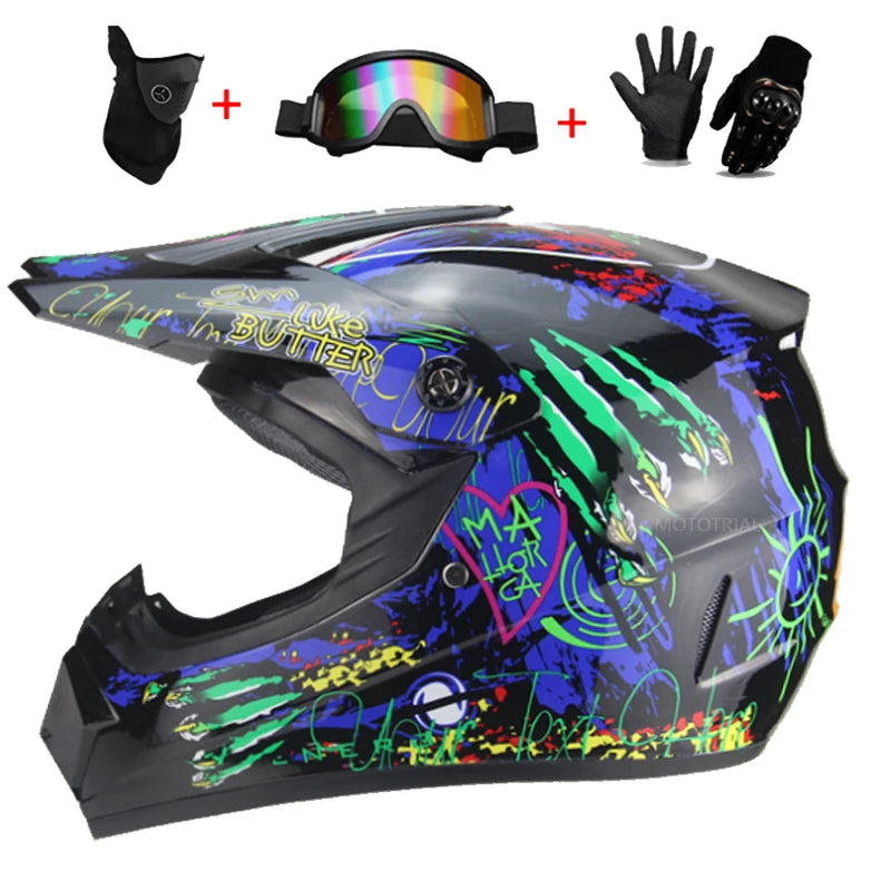 Motorcycle kids full Helmet Motocross