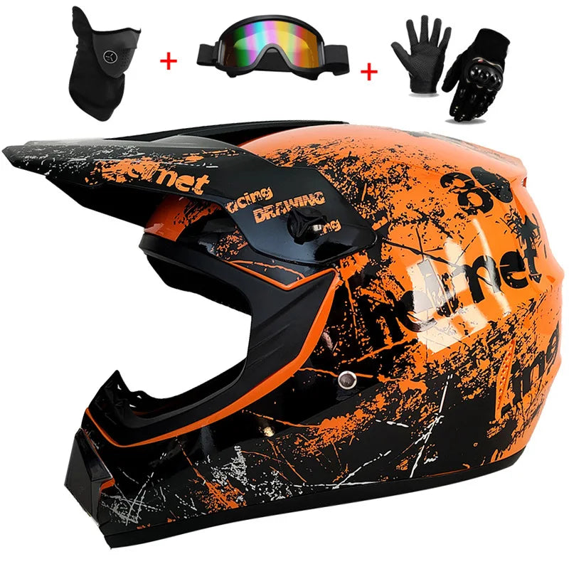 Motorcycle kids full Helmet Motocross