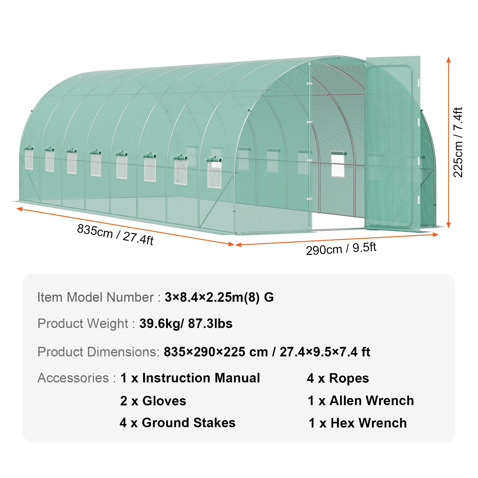 Walk-in Tunnel Greenhouse