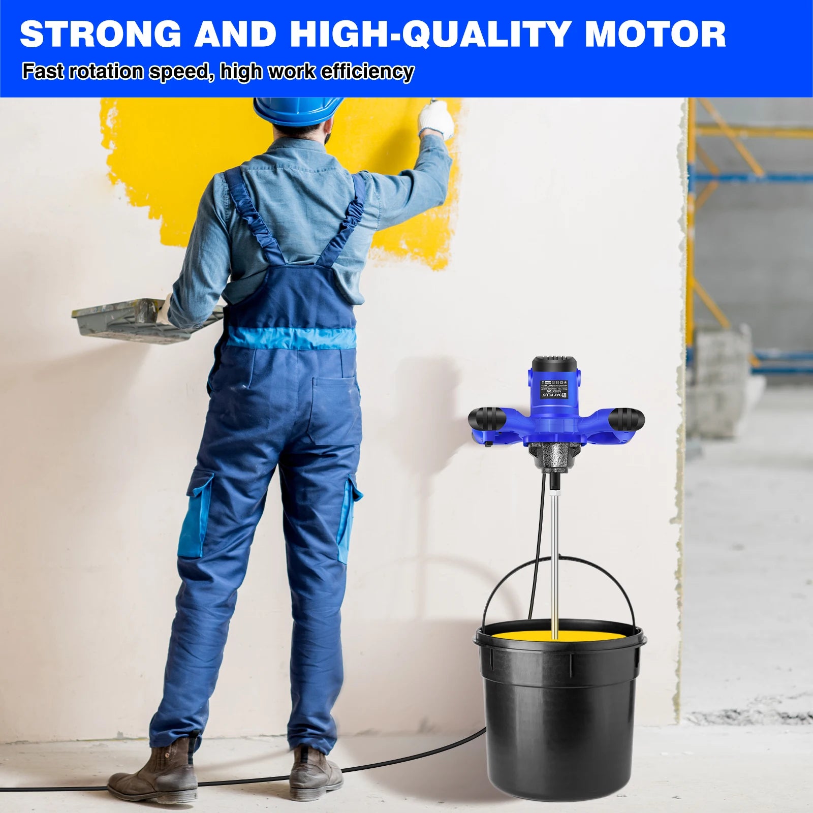 2600W Portable Electric Cement Mixer