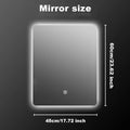 Hardwired Bathroom Mirror with LED Lights