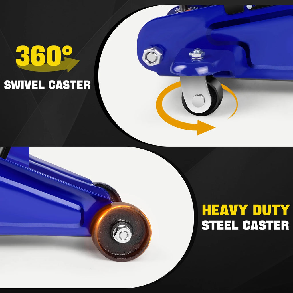 Steel Floor Jacks 4000lbs Car Trolley Jacks Hydraulic