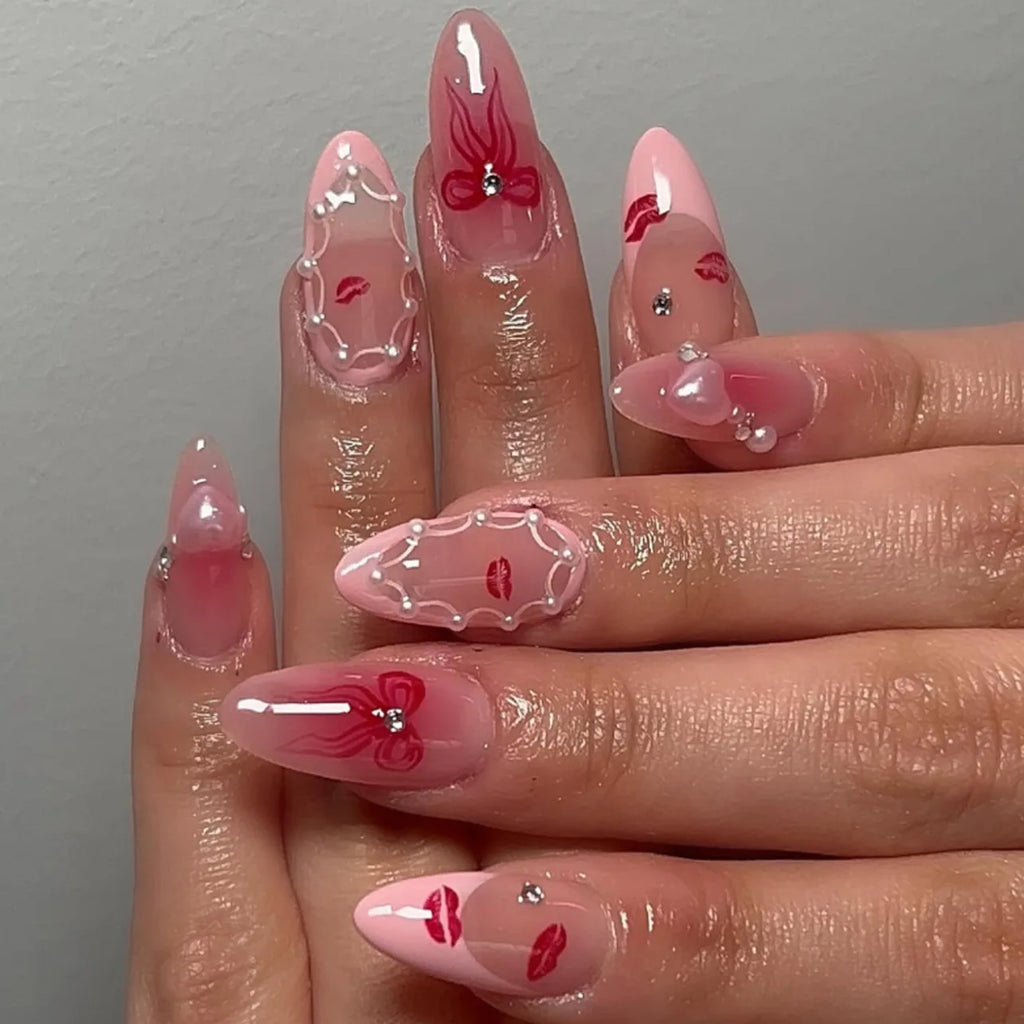 24PCS  Press on Nails Designs