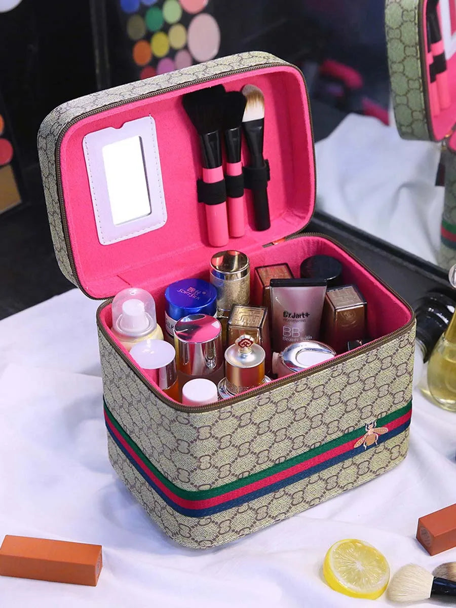 PU leather cosmetic case