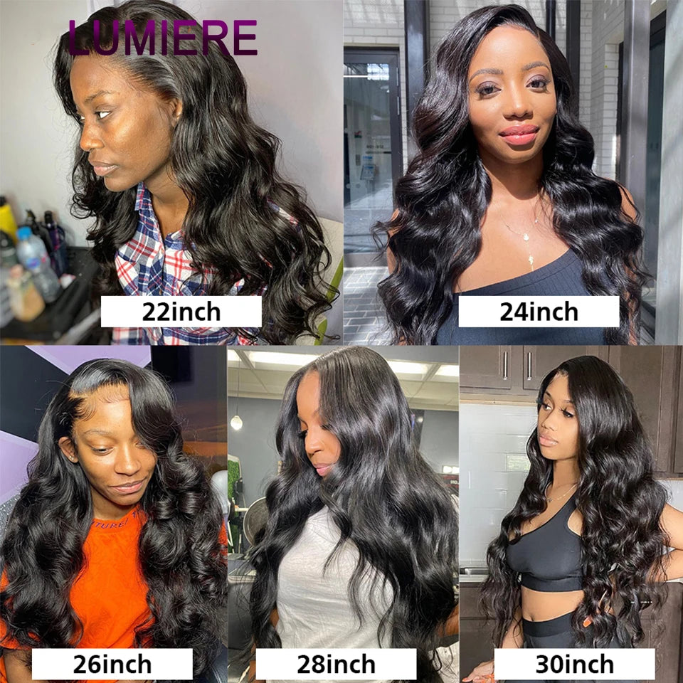 Loose Deep Wave Bundles HD Transparent Lace