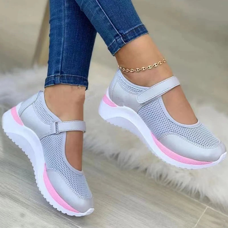 Knitted Women's Thick Sole Shoes