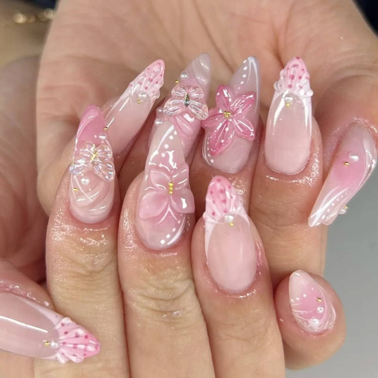 24Pcs 3D Design Nails