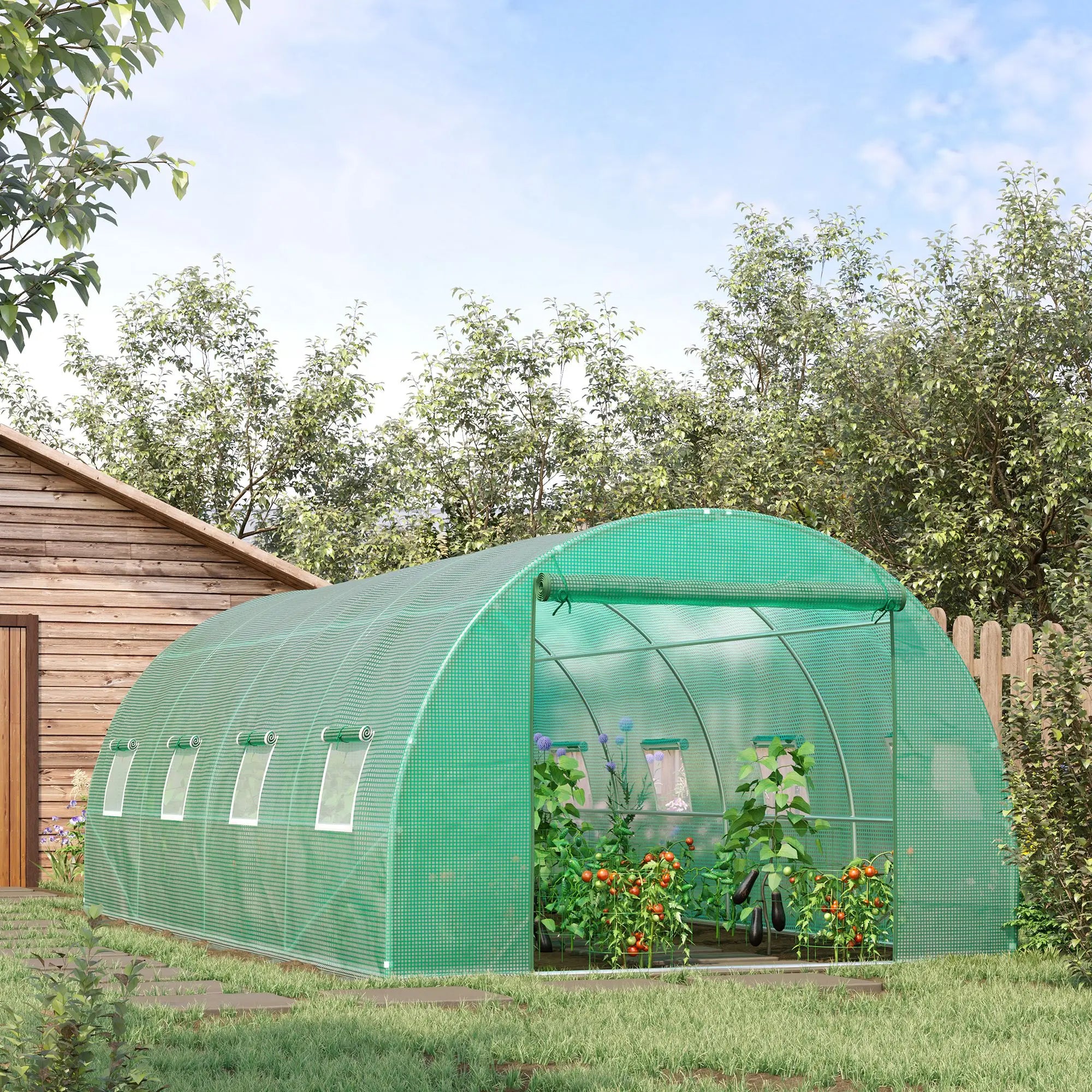 Outsunny Walk-in Polytunnel