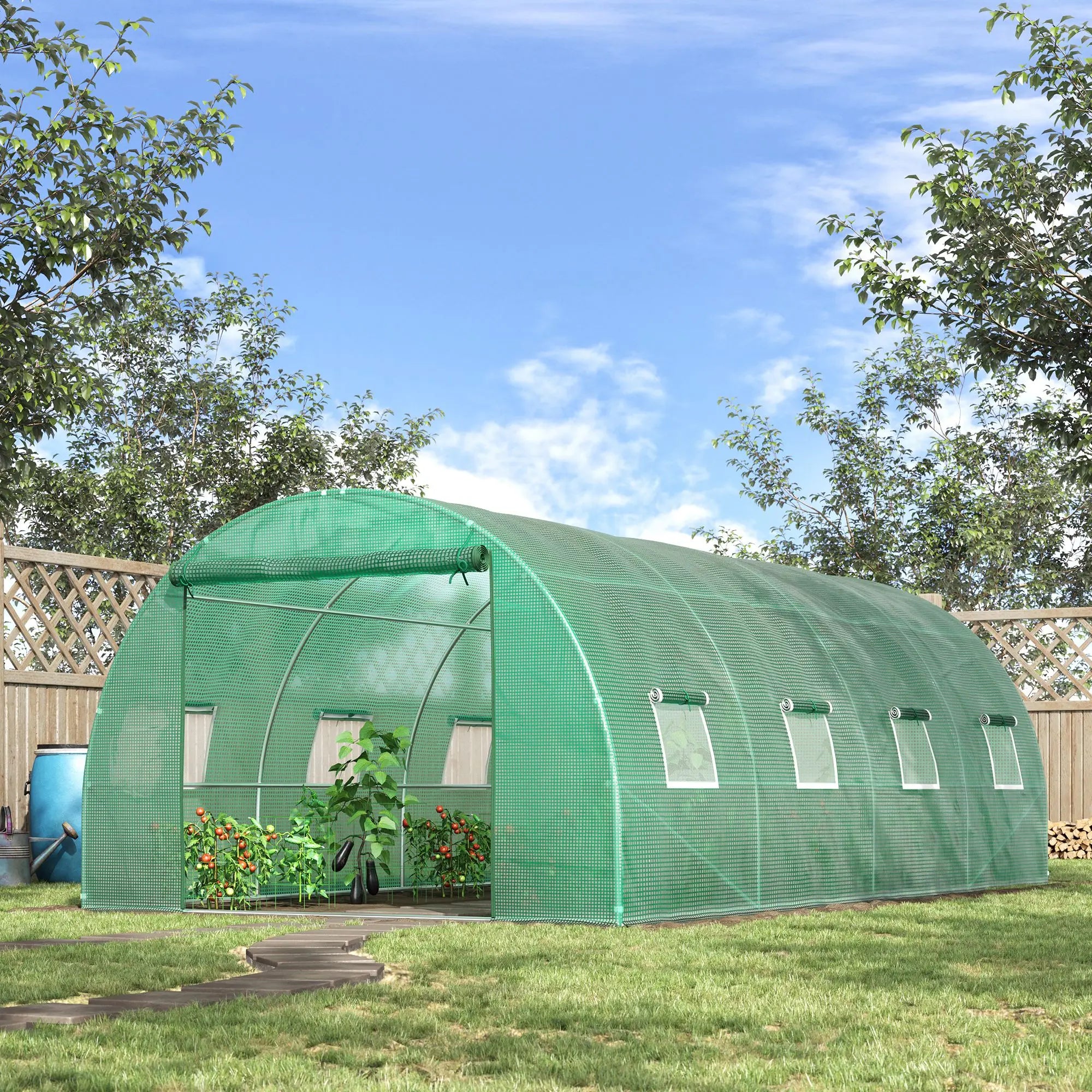Outsunny Walk-in Polytunnel