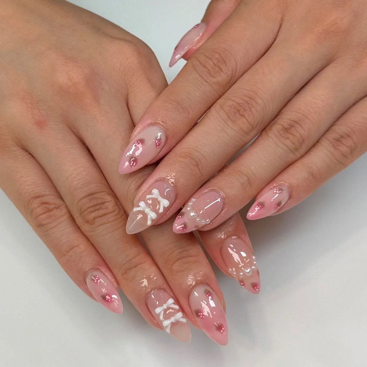 24PCS  Press on Nails Designs