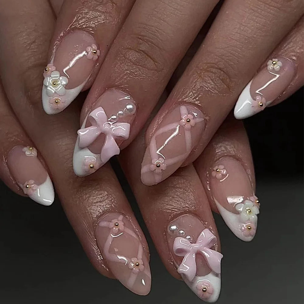 24PCS  Press on Nails Designs