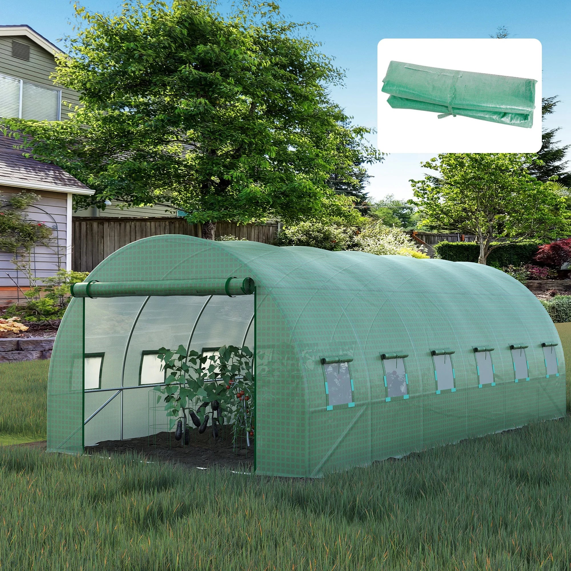 6X3 X 2m Greenhouse Replacement Cover