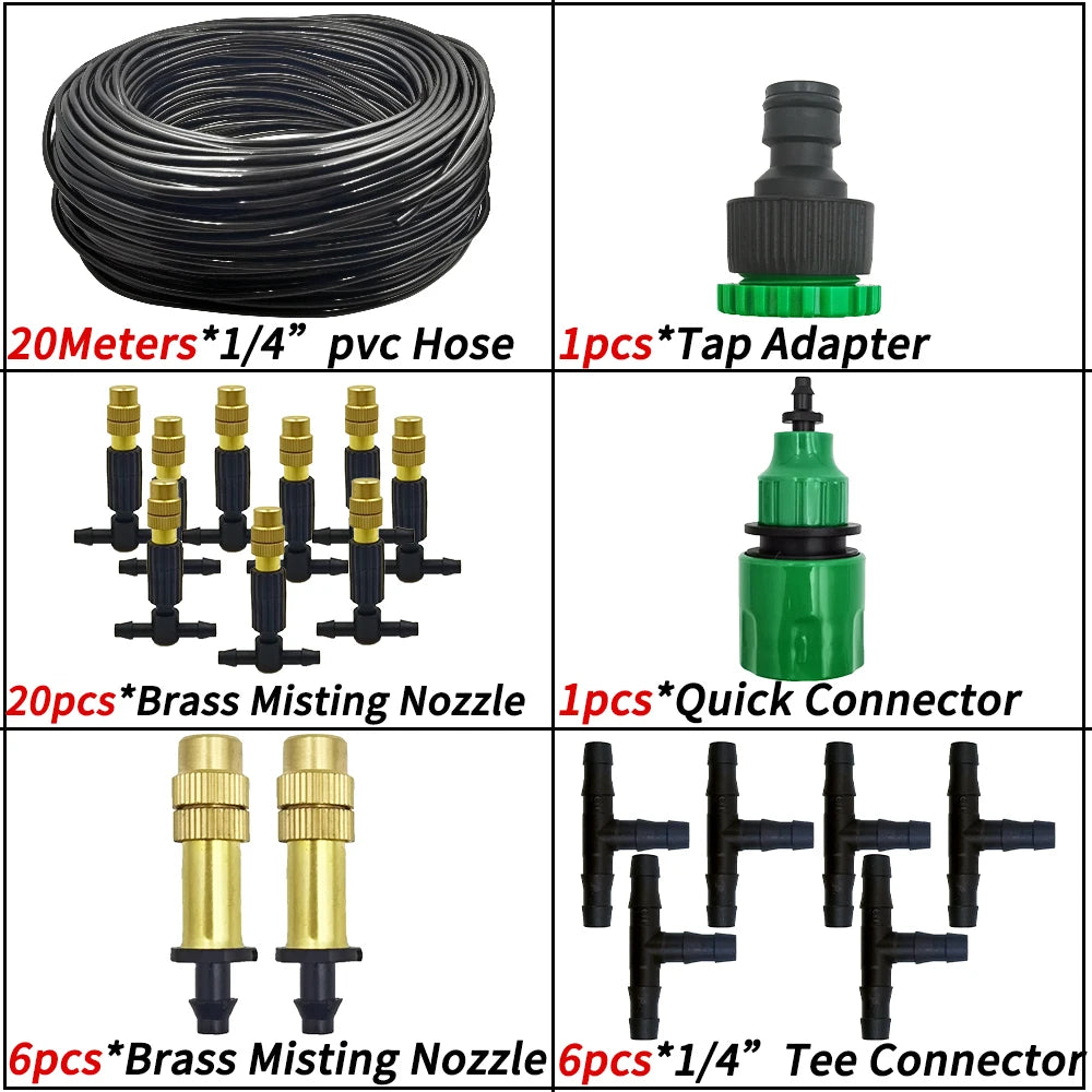Oasis 5M-30M Garden Irrigation Misting Cooling System