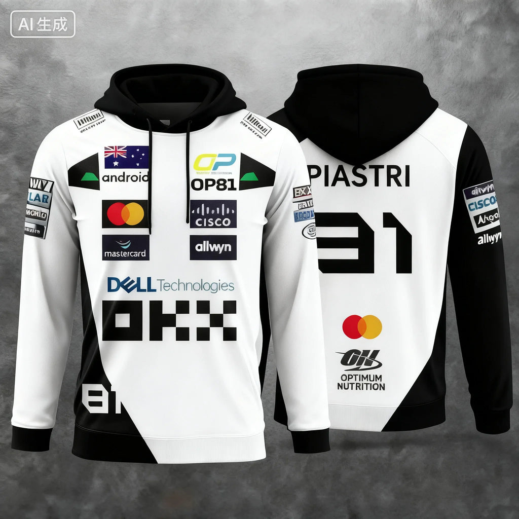 Lando Norris Racing Style Hoodies and Extreme Sports Clothes