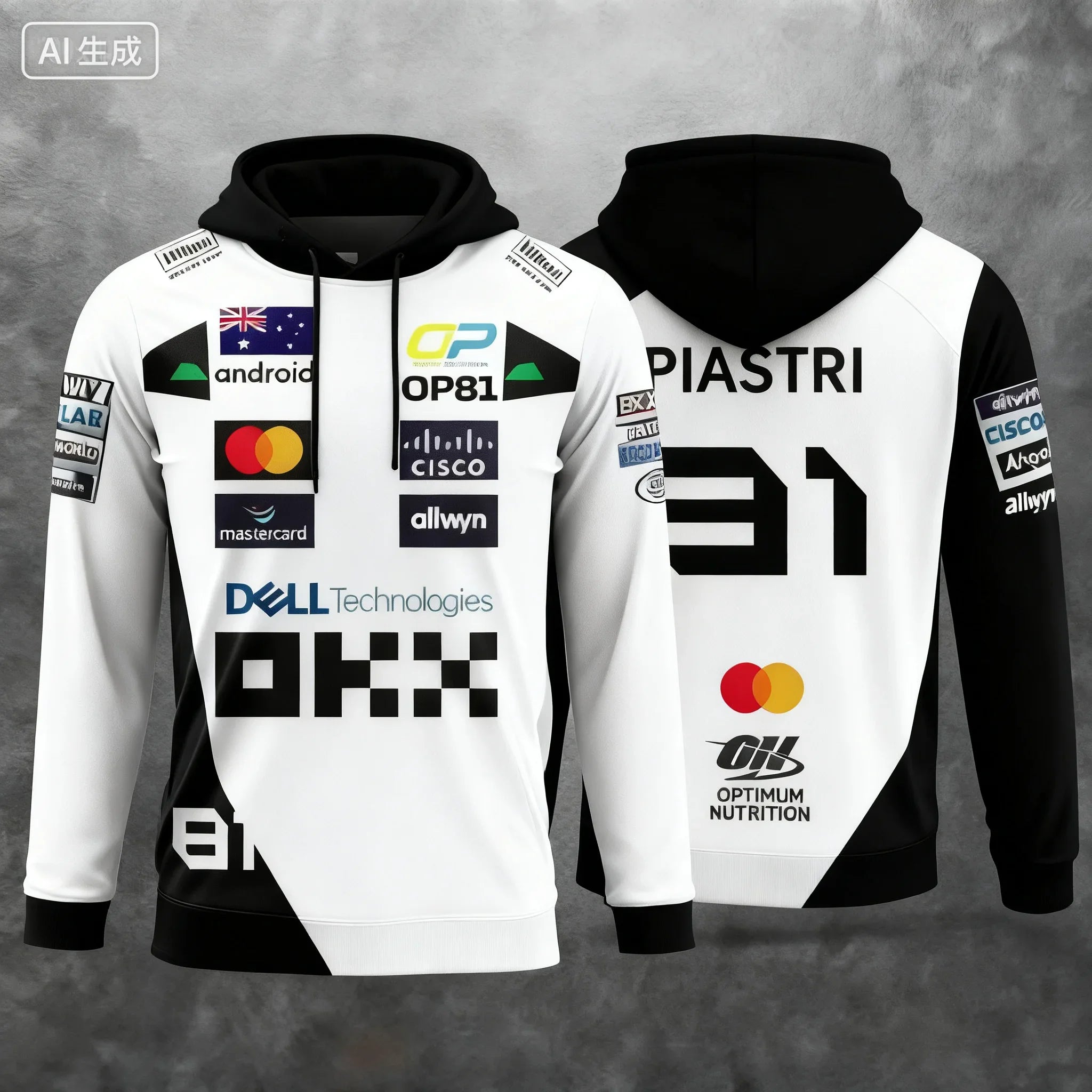 Lando Norris Racing Style Hoodies and Extreme Sports Clothes