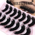 Wispy natural eyelash extension