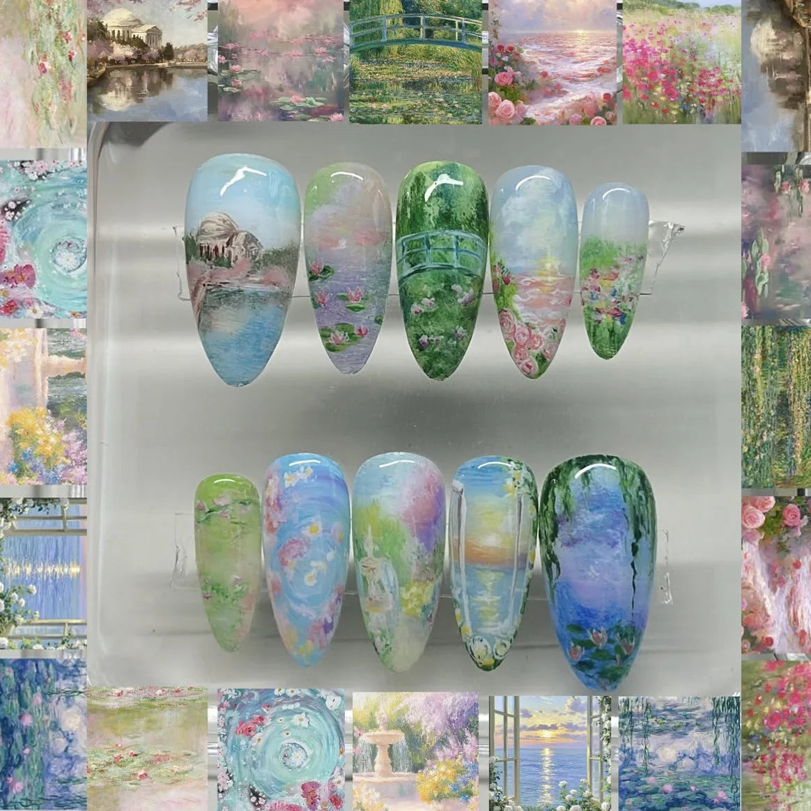 24PCS  Press on Nails Designs