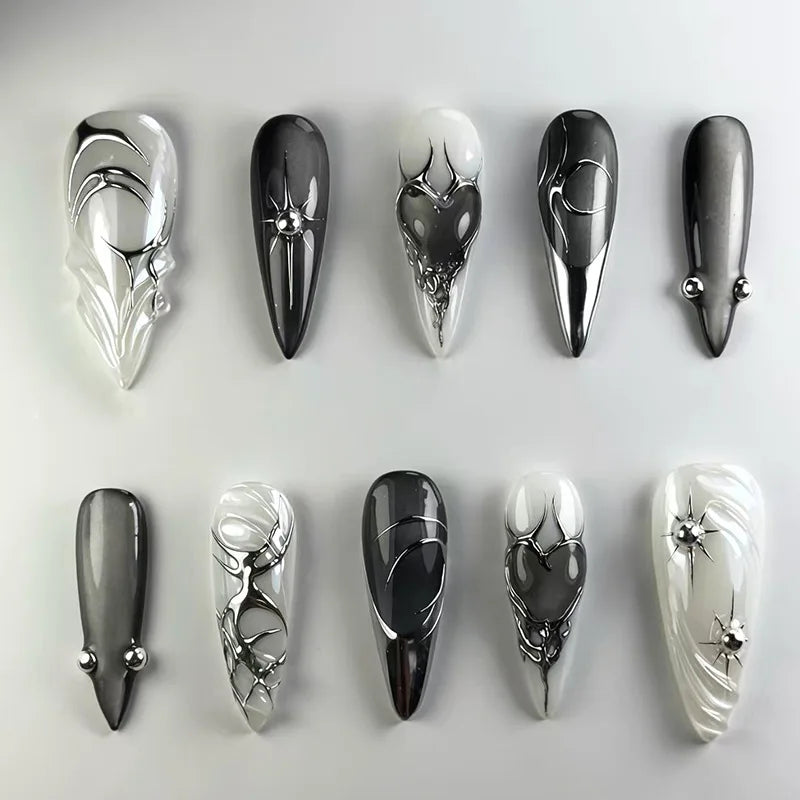 24Pcs 3D Design Nails