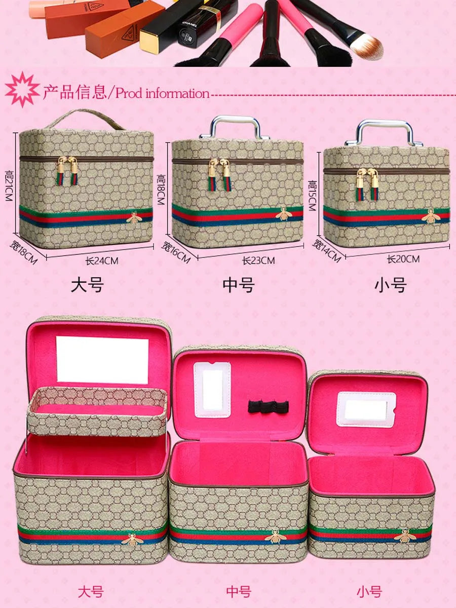 PU leather cosmetic case