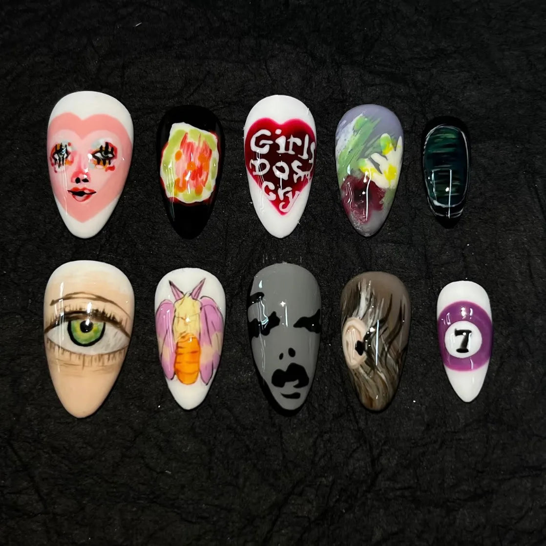 24PCS  Press on Nails Designs