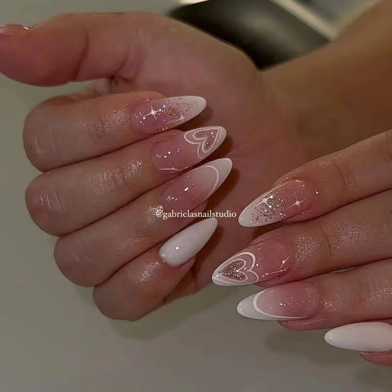24PCS  Press on Nails Designs