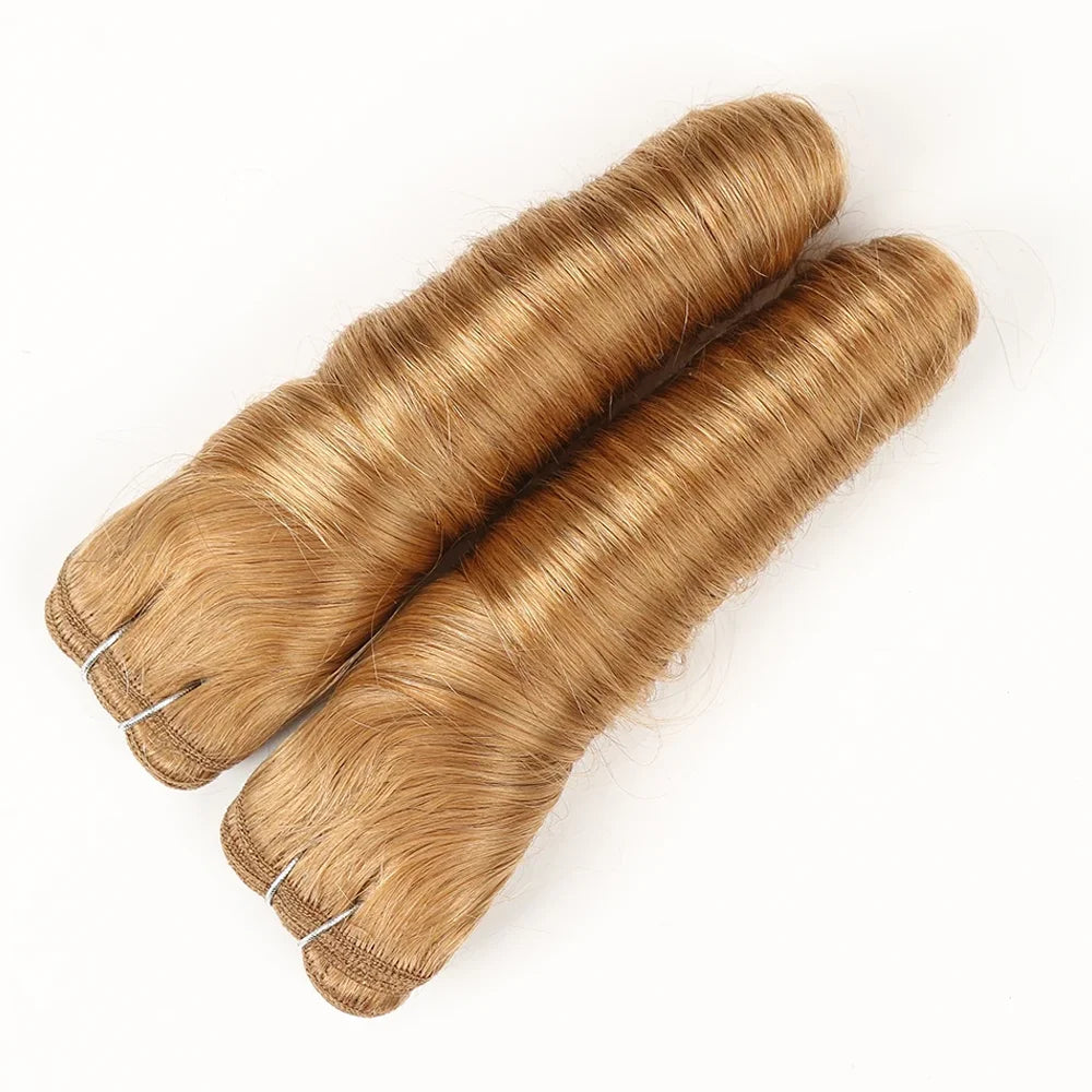 Honey Blond 2Pcs/Pack Loose wave Bundles Human Hair