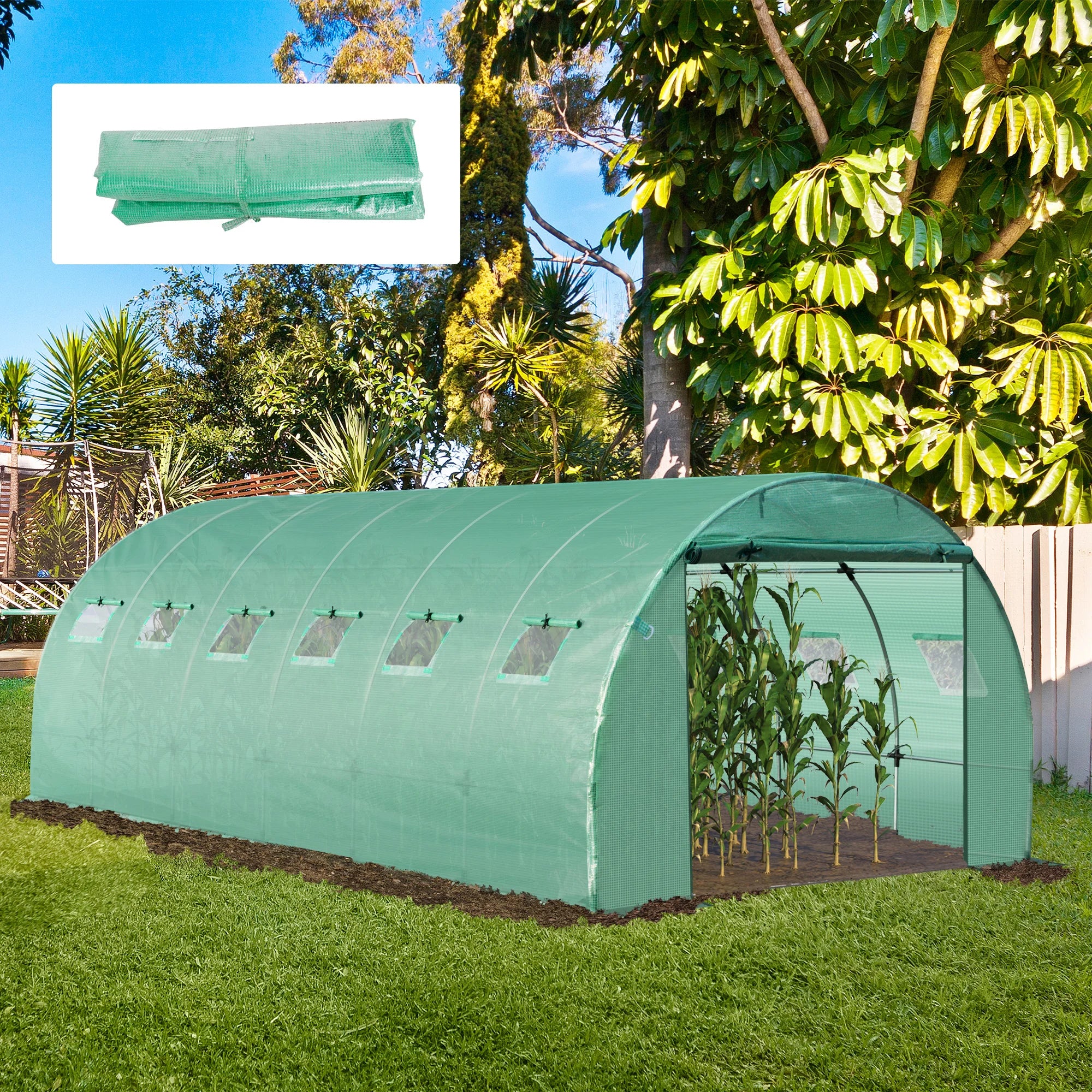 6X3 X 2m Greenhouse Replacement Cover