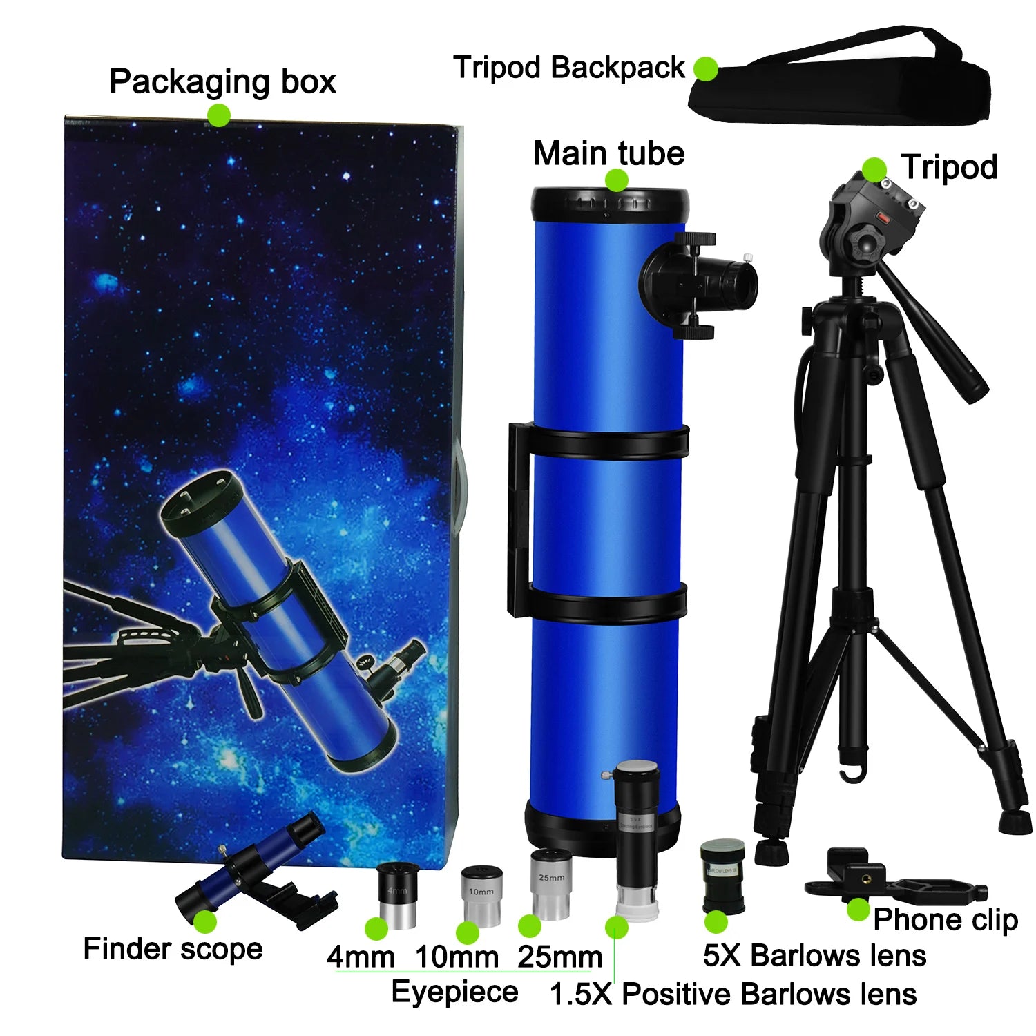 BORWOLF Reflective Astronomical Telescope