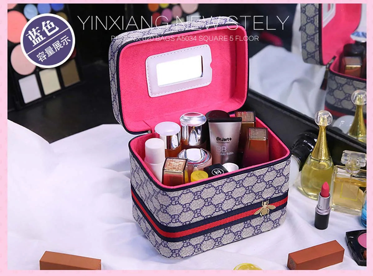 PU leather cosmetic case