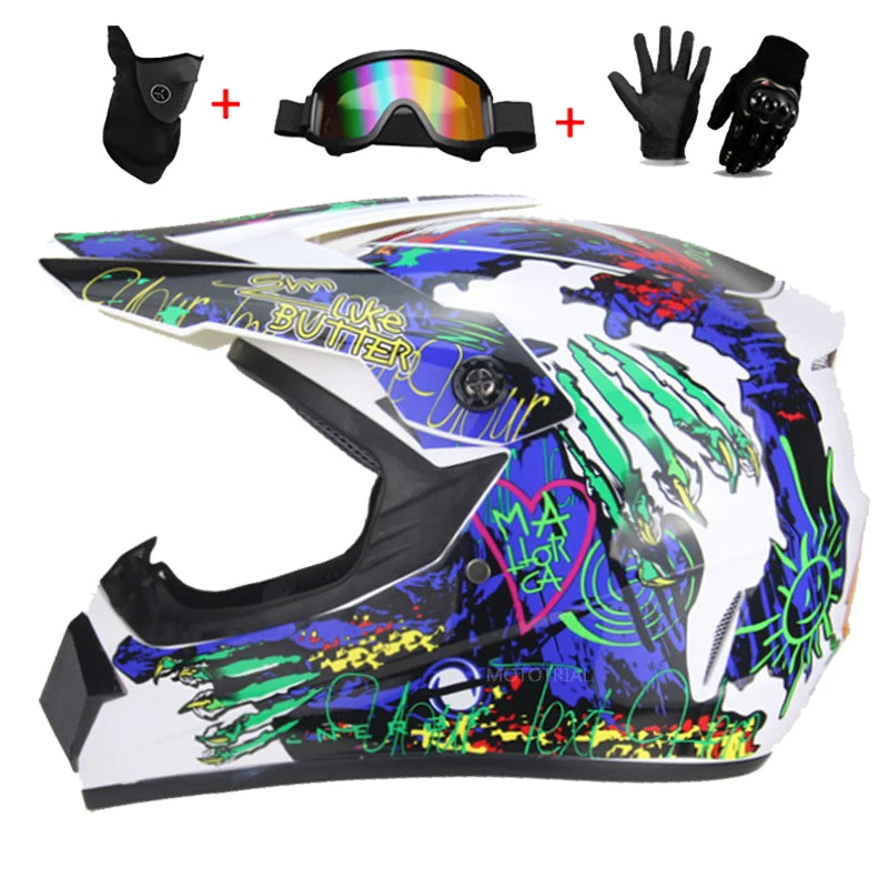 Motorcycle kids full Helmet Motocross