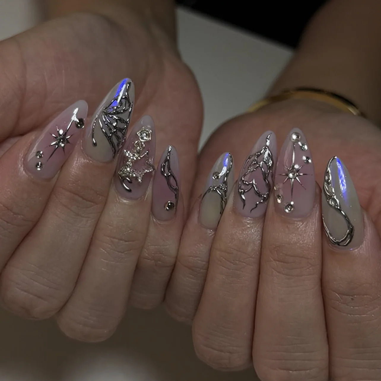 24PCS  Press on Nails Designs