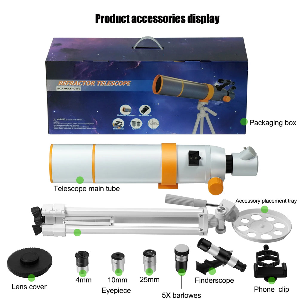 BORWOLF  Astronomy Telescopes HD