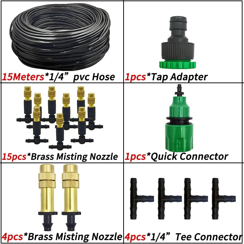 Oasis 5M-30M Garden Irrigation Misting Cooling System