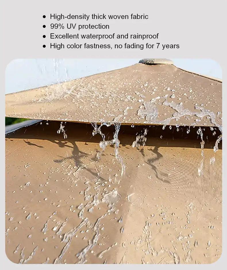 Cantilever 2.5M 360° Rotation, parasol with Cover