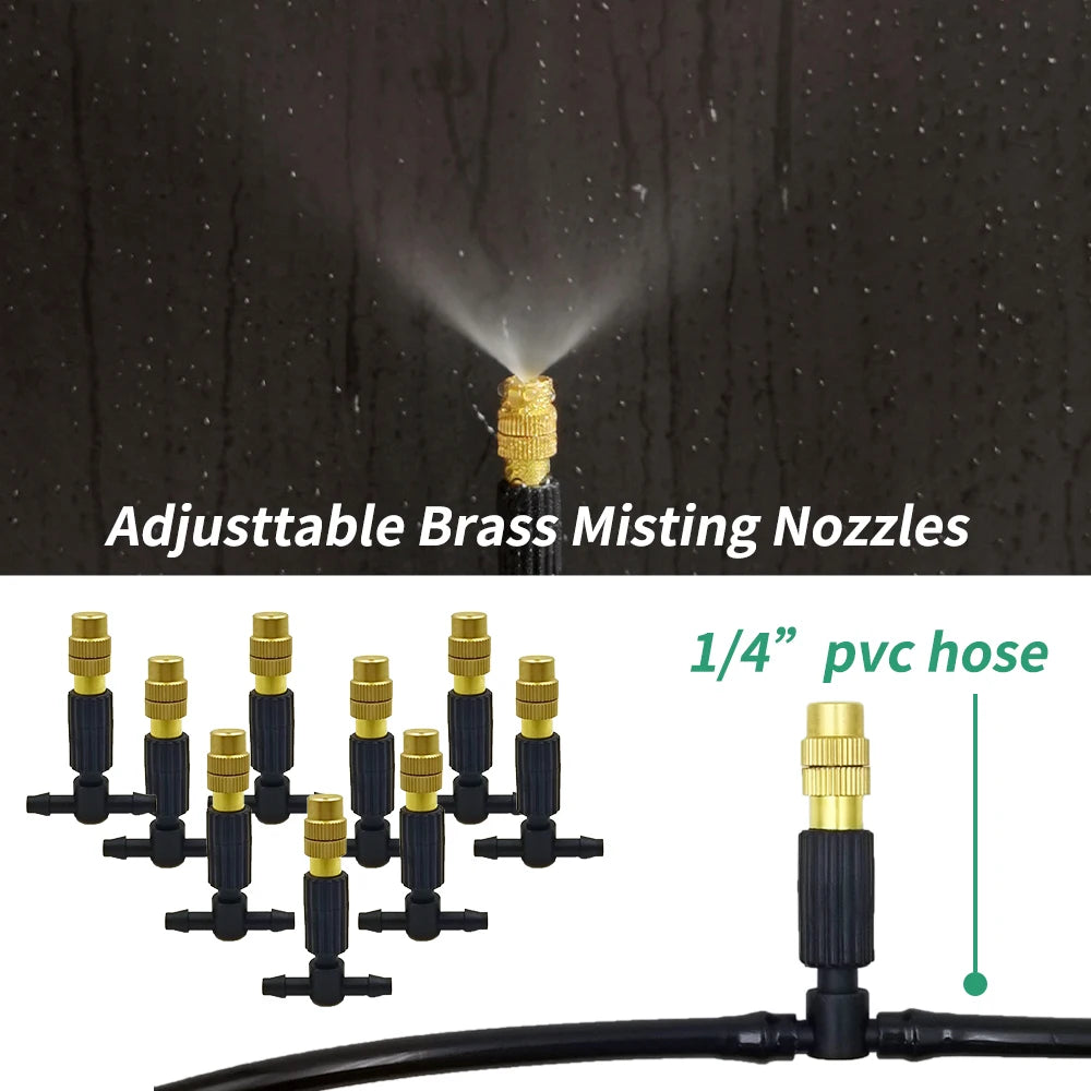 Oasis 5M-30M Garden Irrigation Misting Cooling System