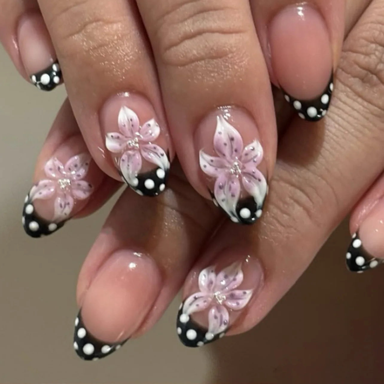 24Pcs 3D Fake Nails Press on