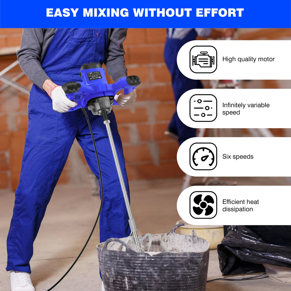 2600W Portable Electric Cement Mixer