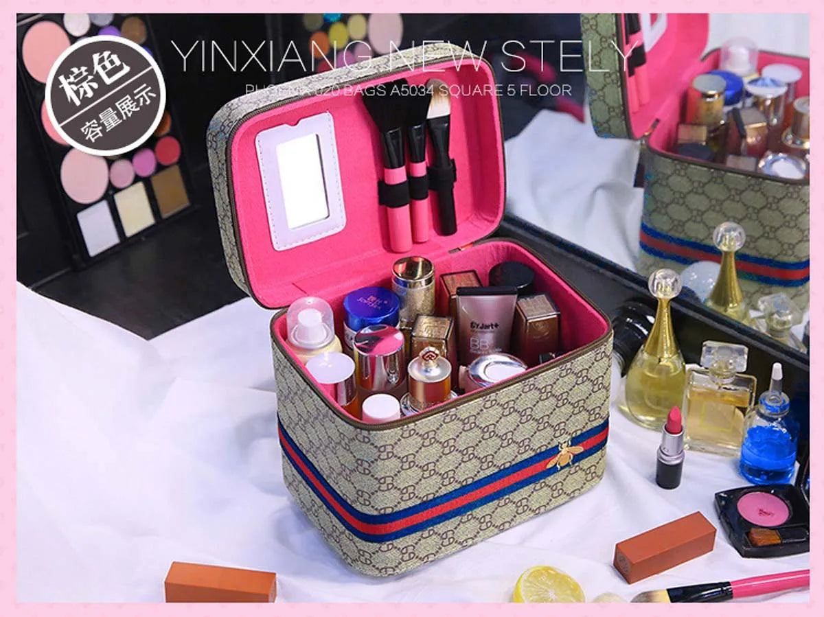 PU leather cosmetic case