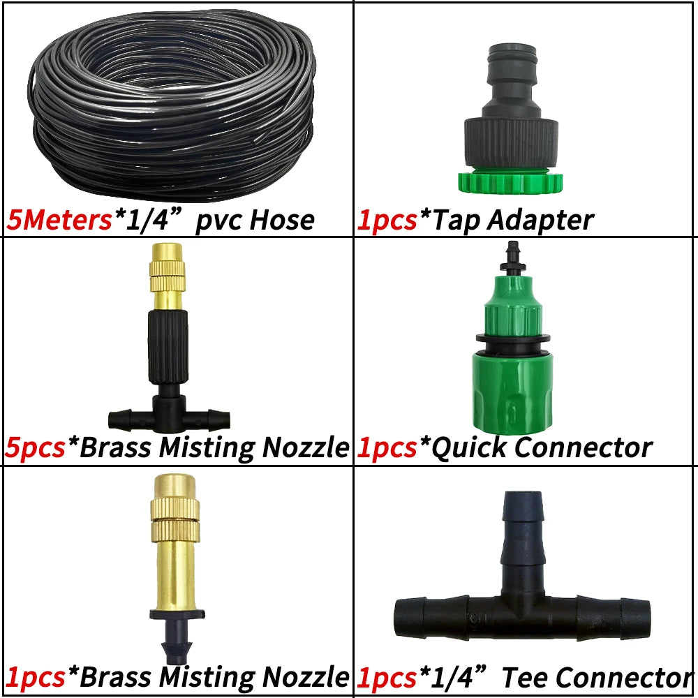 Oasis 5M-30M Garden Irrigation Misting Cooling System