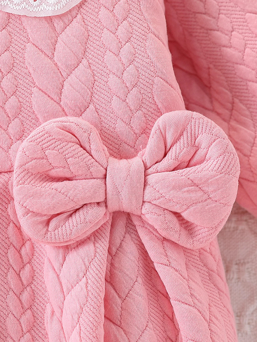 One-Piece Romper with Double Bow
