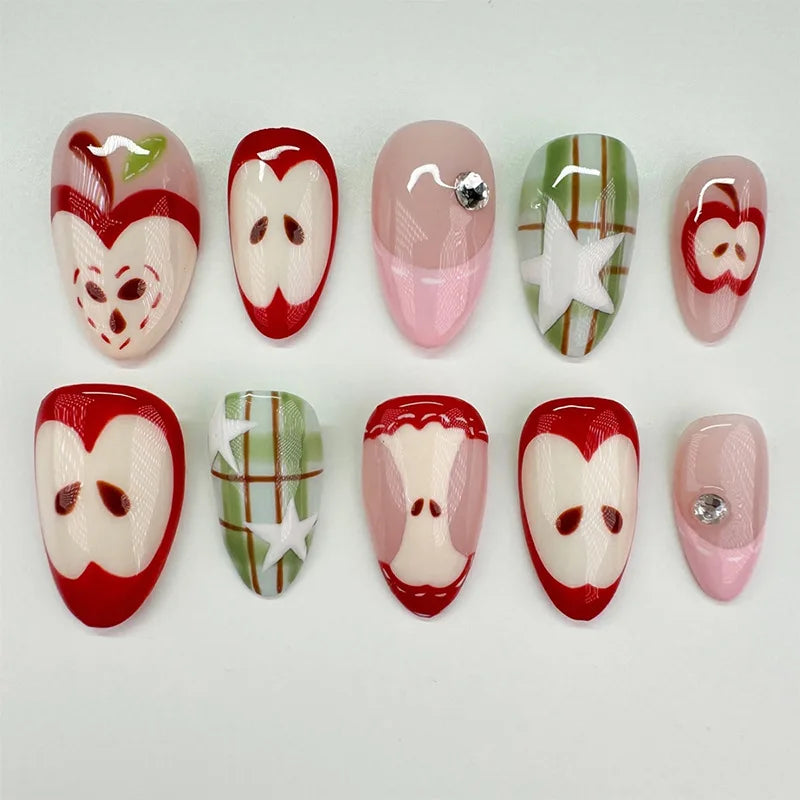 24PCS  Press on Nails Designs