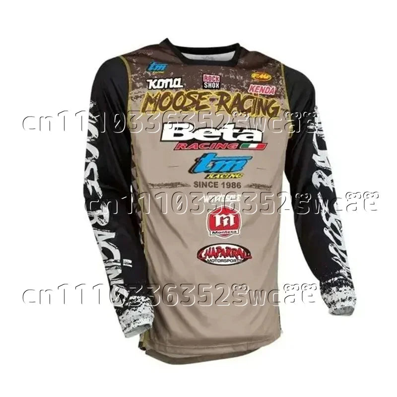 MEN'S LONG-SLEEVED MOTOCROSS RIDING JERSEY