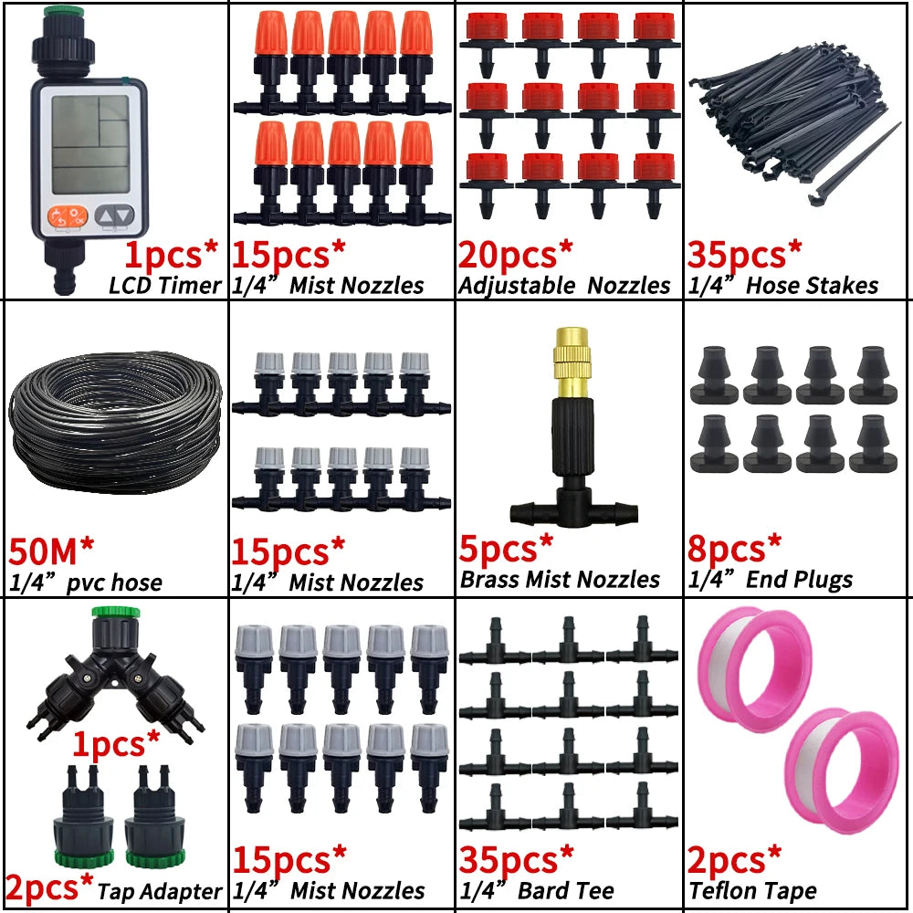Oasis 5M-30M Garden Irrigation Misting Cooling System
