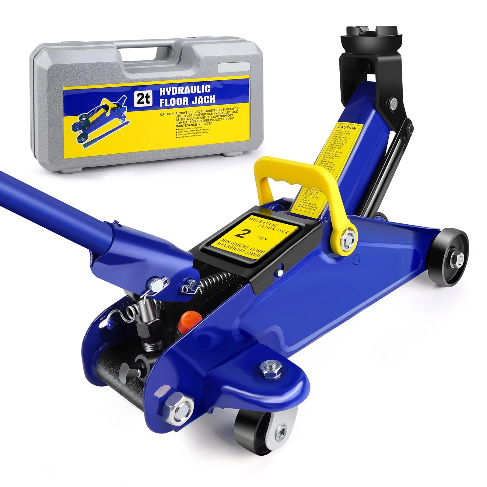 Steel Floor Jacks 4000lbs Car Trolley Jacks Hydraulic